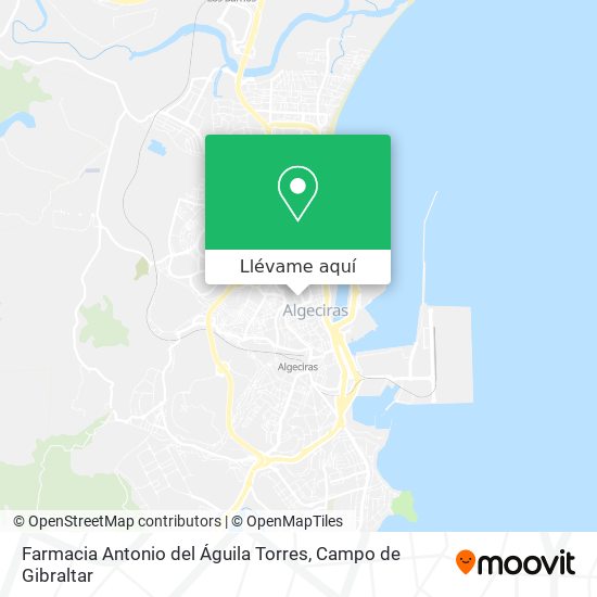 Mapa Farmacia Antonio del Águila Torres