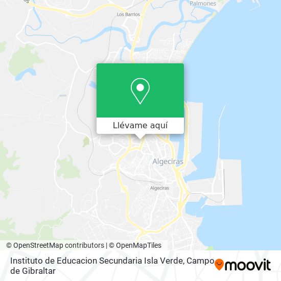 Mapa Instituto de Educacion Secundaria Isla Verde