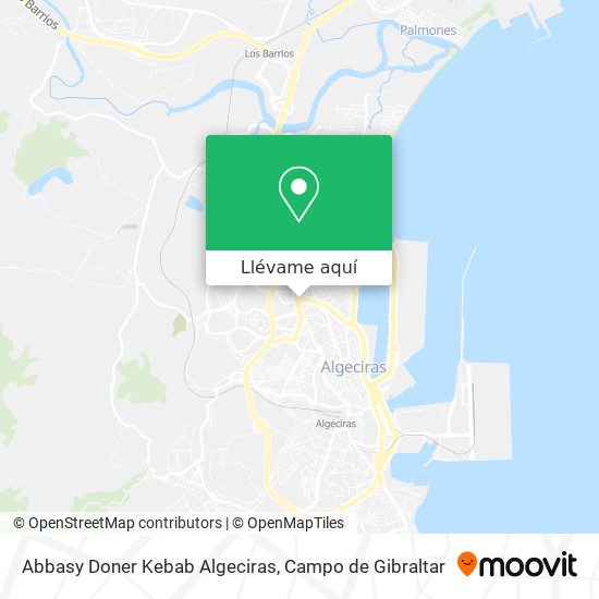 Mapa Abbasy Doner Kebab Algeciras