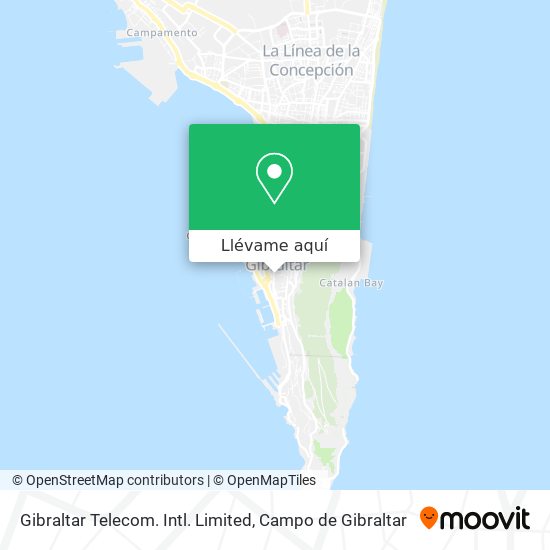 Mapa Gibraltar Telecom. Intl. Limited