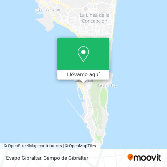 Mapa Evapo Gibraltar