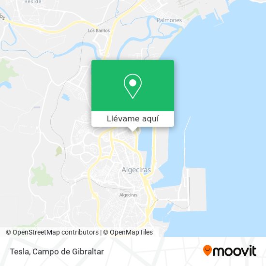 Mapa Tesla