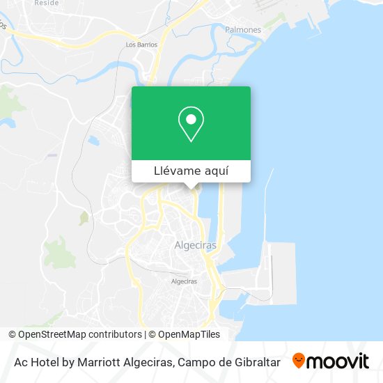 Mapa Ac Hotel by Marriott Algeciras