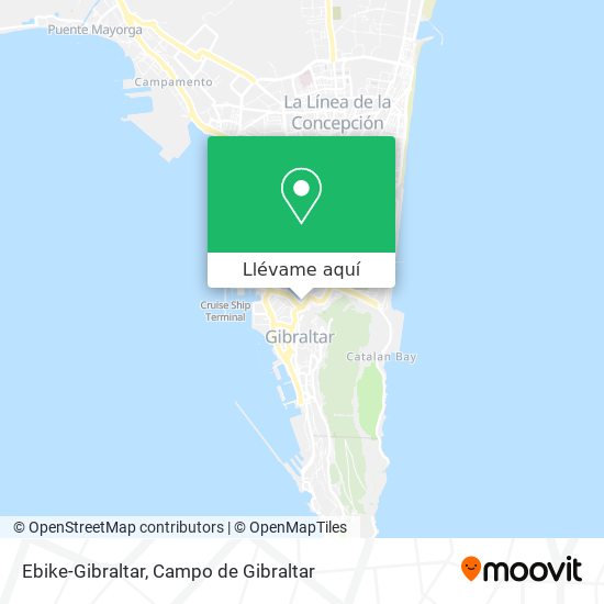 Mapa Ebike-Gibraltar