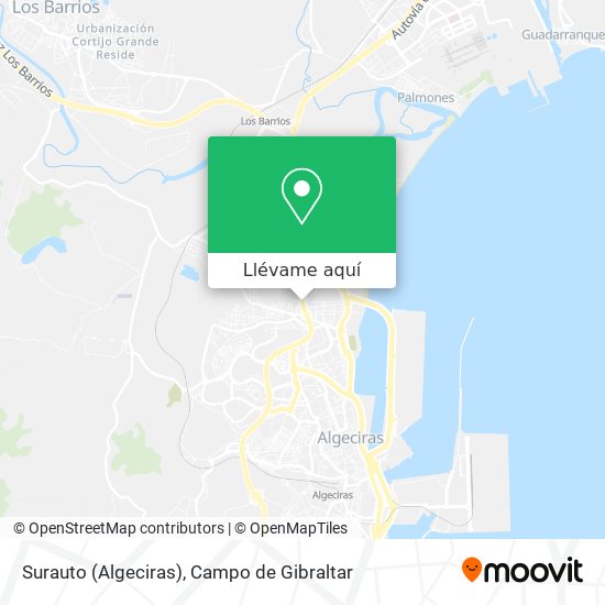 Mapa Surauto (Algeciras)
