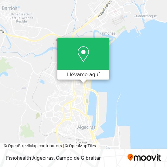 Mapa Fisiohealth Algeciras