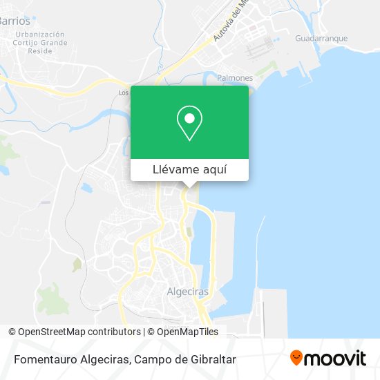 Mapa Fomentauro Algeciras