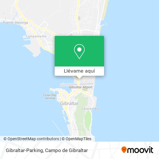 Mapa Gibraltar-Parking