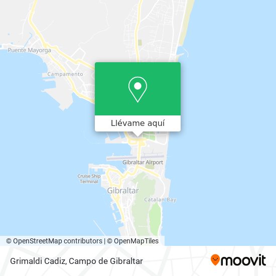 Mapa Grimaldi Cadiz