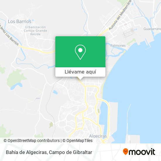 Mapa Bahía de Algeciras