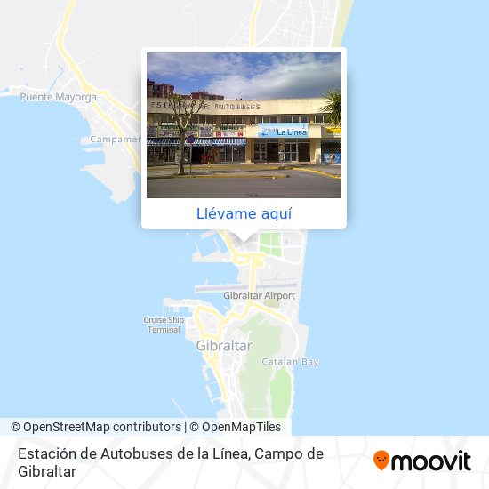 Mapa Estación de Autobuses de la Línea