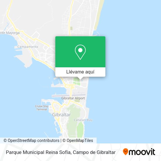 Mapa Parque Municipal Reina Sofía