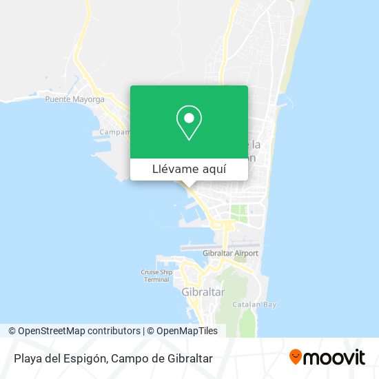 Mapa Playa del Espigón