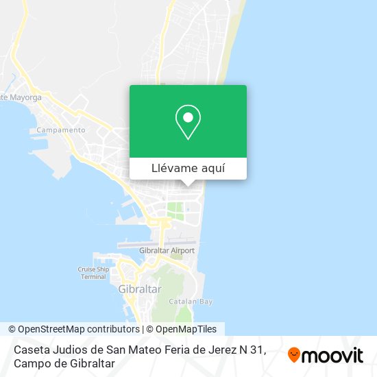 Mapa Caseta Judios de San Mateo Feria de Jerez N 31