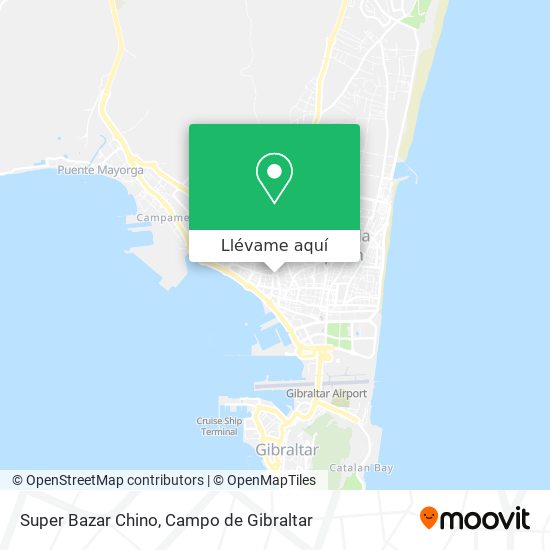 Mapa Super Bazar Chino