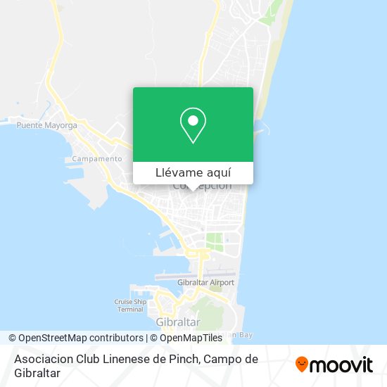 Mapa Asociacion Club Linenese de Pinch