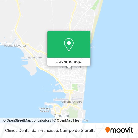 Mapa Clinica Dental San Francisco