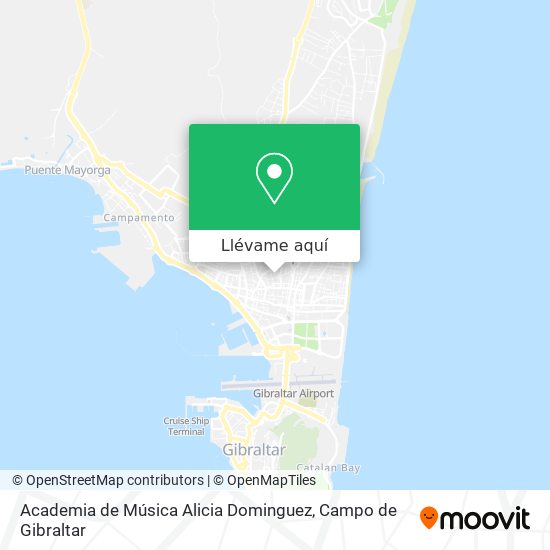 Mapa Academia de Música Alicia Dominguez