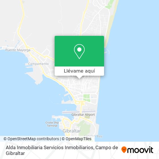 Mapa Alda Inmobiliaria Servicios Inmobiliarios