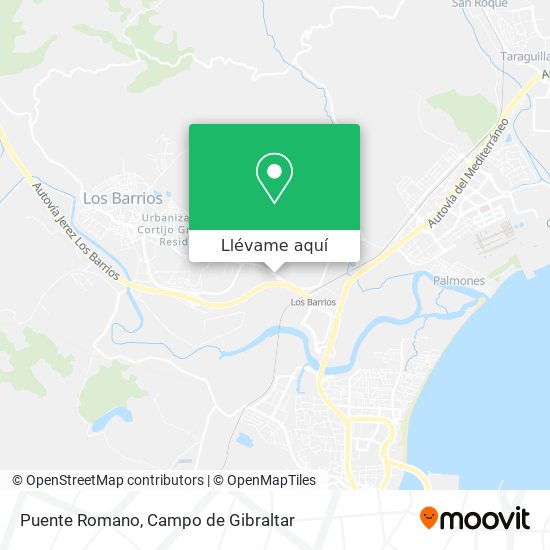 Mapa Puente Romano