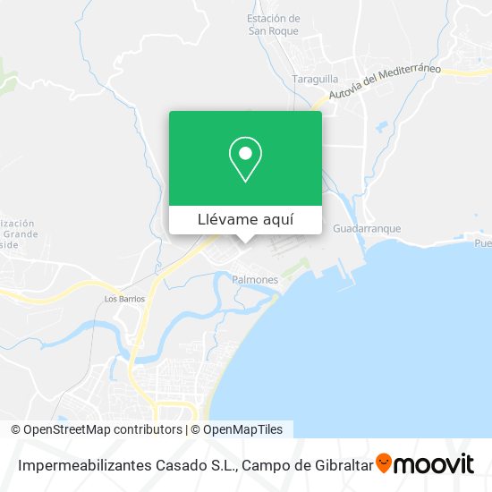 Mapa Impermeabilizantes Casado S.L.