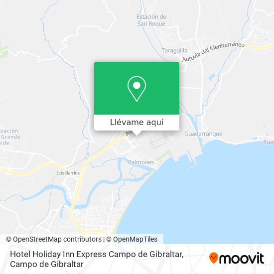 Mapa Hotel Holiday Inn Express Campo de Gibraltar