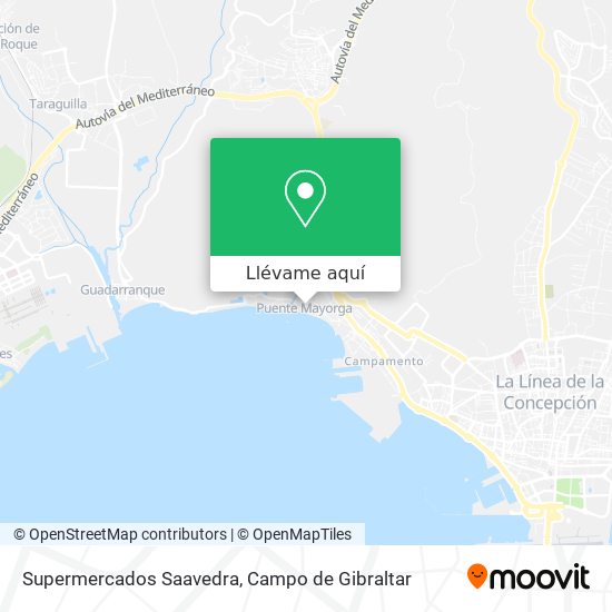 Mapa Supermercados Saavedra