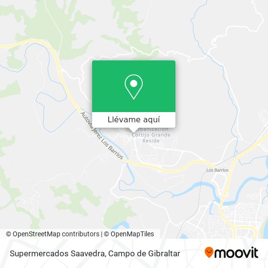 Mapa Supermercados Saavedra