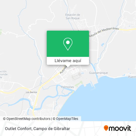 Mapa Outlet Confort