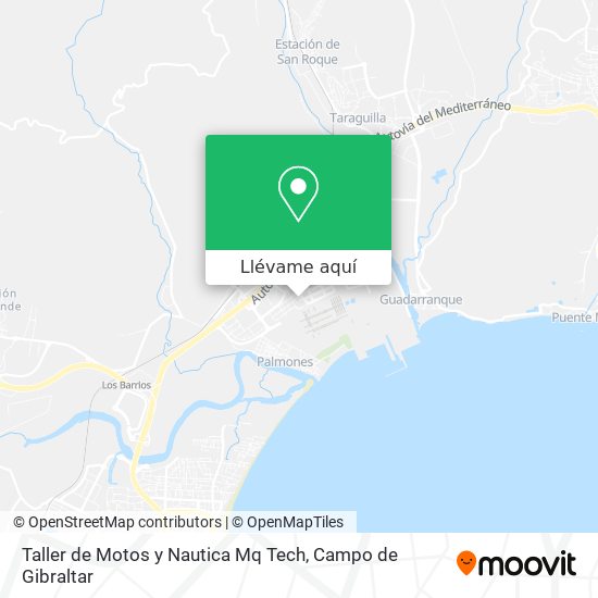 Mapa Taller de Motos y Nautica Mq Tech