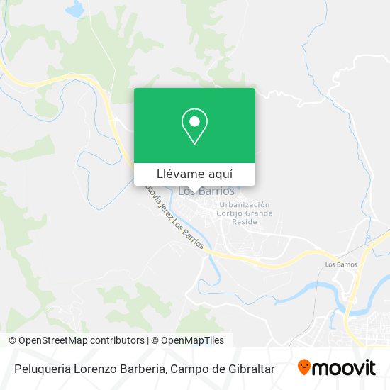 Mapa Peluqueria Lorenzo Barberia