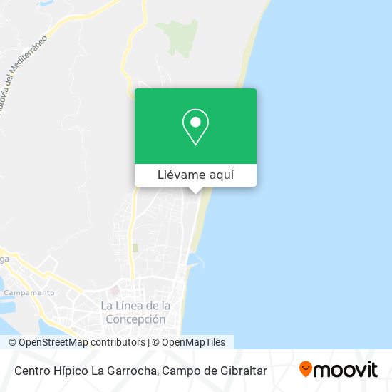 Mapa Centro Hípico La Garrocha