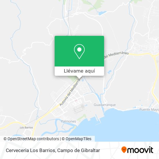 Mapa Cerveceria Los Barrios