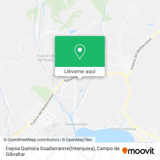 Mapa Cepsa Química Guadarranrre(Interquisa)