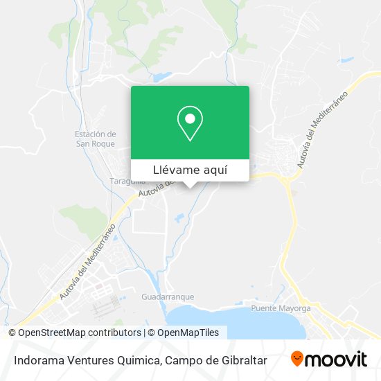 Mapa Indorama Ventures Quimica