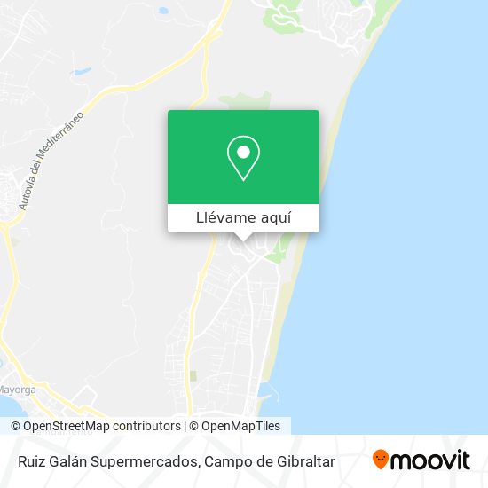 Mapa Ruiz Galán Supermercados