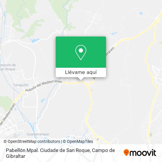 Mapa Pabellón Mpal. Ciudade de San Roque