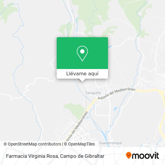 Mapa Farmacia Virginia Rosa