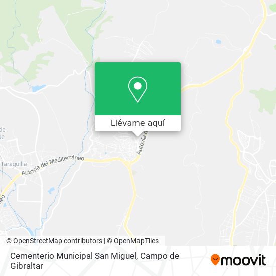 Mapa Cementerio Municipal San Miguel