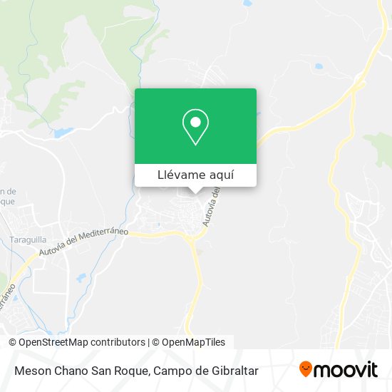 Mapa Meson Chano San Roque