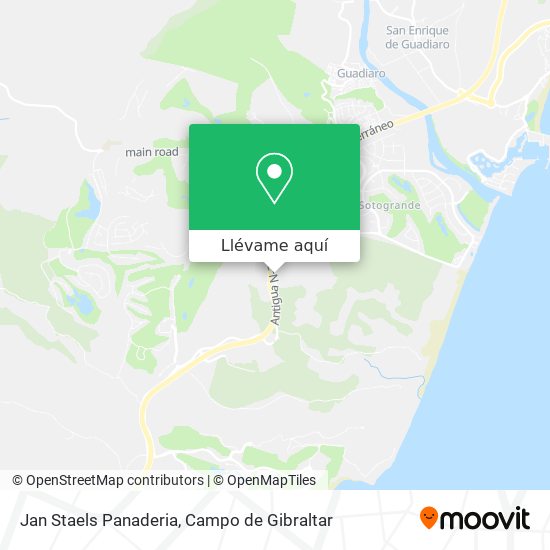 Mapa Jan Staels Panaderia