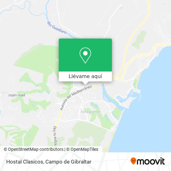 Mapa Hostal Clasicos