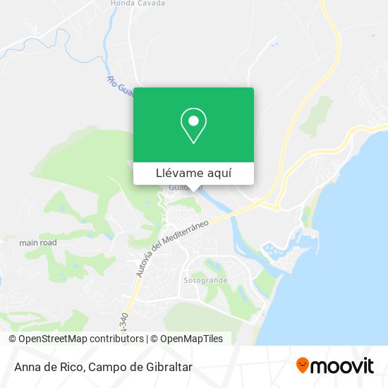 Mapa Anna de Rico