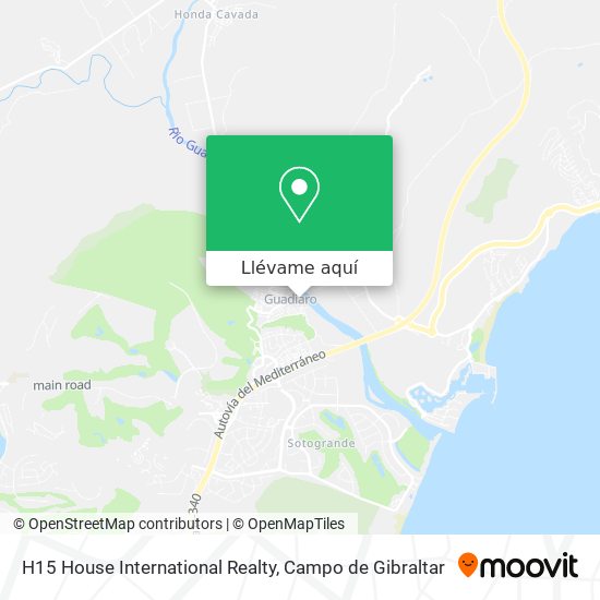 Mapa H15 House International Realty