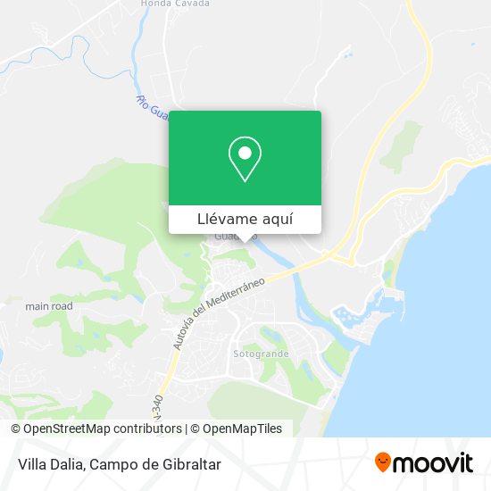 Mapa Villa Dalia