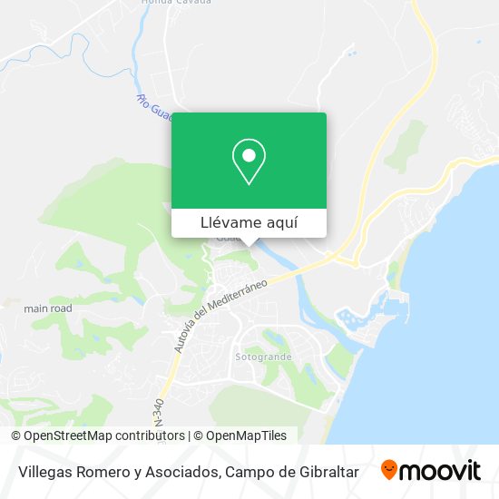 Mapa Villegas Romero y Asociados