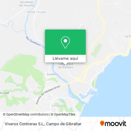 Mapa Viveros Contreras S.L.