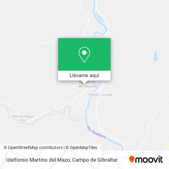 Mapa Idelfonso Martíno del Mazo