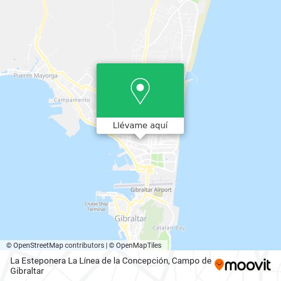 Mapa La Esteponera La Línea de la Concepción