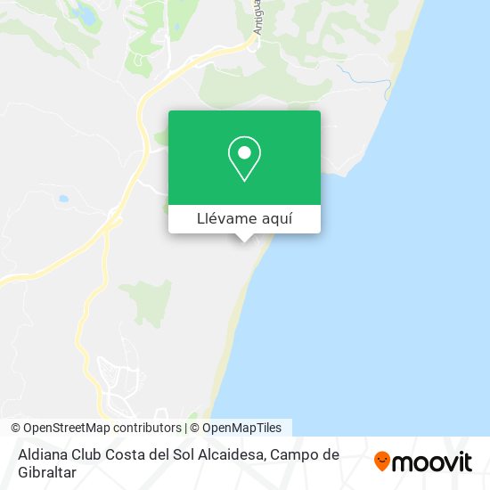 Mapa Aldiana Club Costa del Sol Alcaidesa